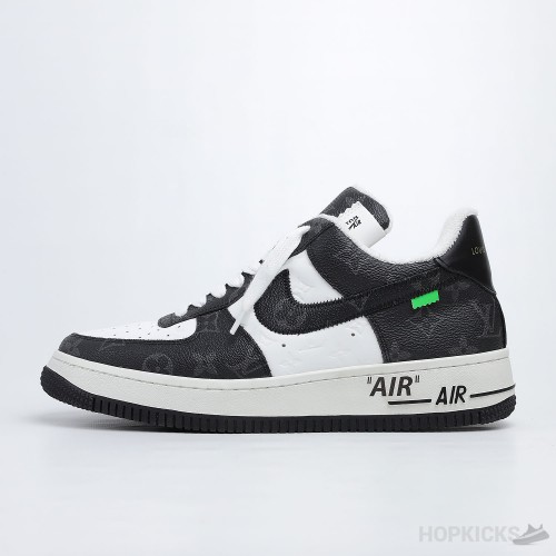 LV x Air Force 1 Trainer Sneaker White Black (Premium Batch)